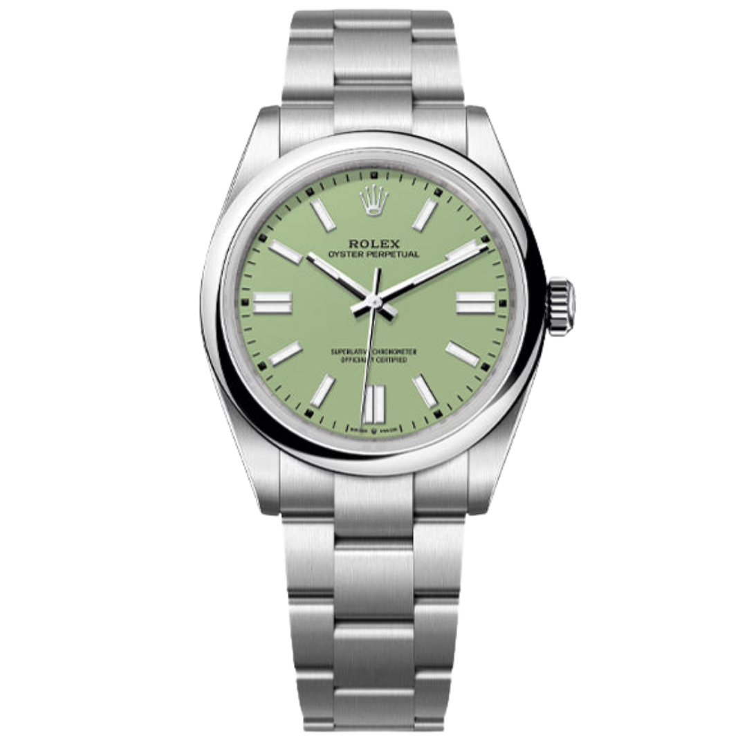 Oyster Perpetual "Pistcahio"